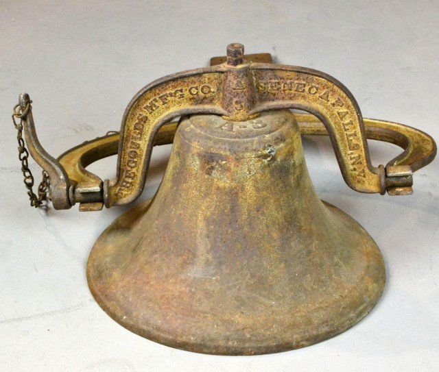 211 Antique American Cast Iron Bell by Gould's Mfg. Apr 21, 2012