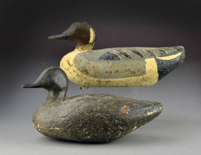 158: Cork Duck Decoys - Pair - Nov 10, 2012 | Midwest Auction Galleries
