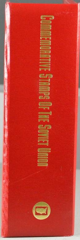 (1400+) Commemorative Stamps Of The U.S.S.R.: Approximatey 95 pages of mint condition 1967- 1988 Soviet Union stamps in an album issued by the Postal Commemorative Society.