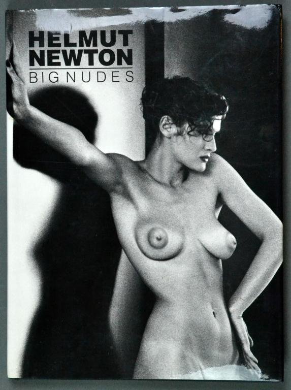 Signed Helmut Newton Big Nudes: Helmut Newton Big Nudes, first edition 1982, Xavier Moreau, Inc, signed on the title page by Helmut Newton (1920 - 2004) German - Australian fashion photographer, 12.5" H x 9.5" W. Condition: the dust