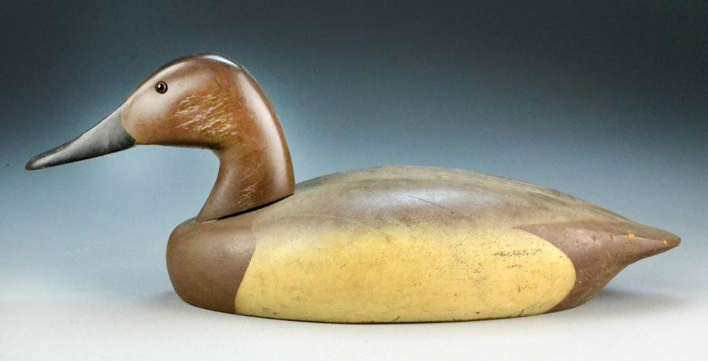Jack Sweet Canvasback Hen Duck Decoy Feb 23, 2013 Midwest Auction Galleries, Inc. in MI