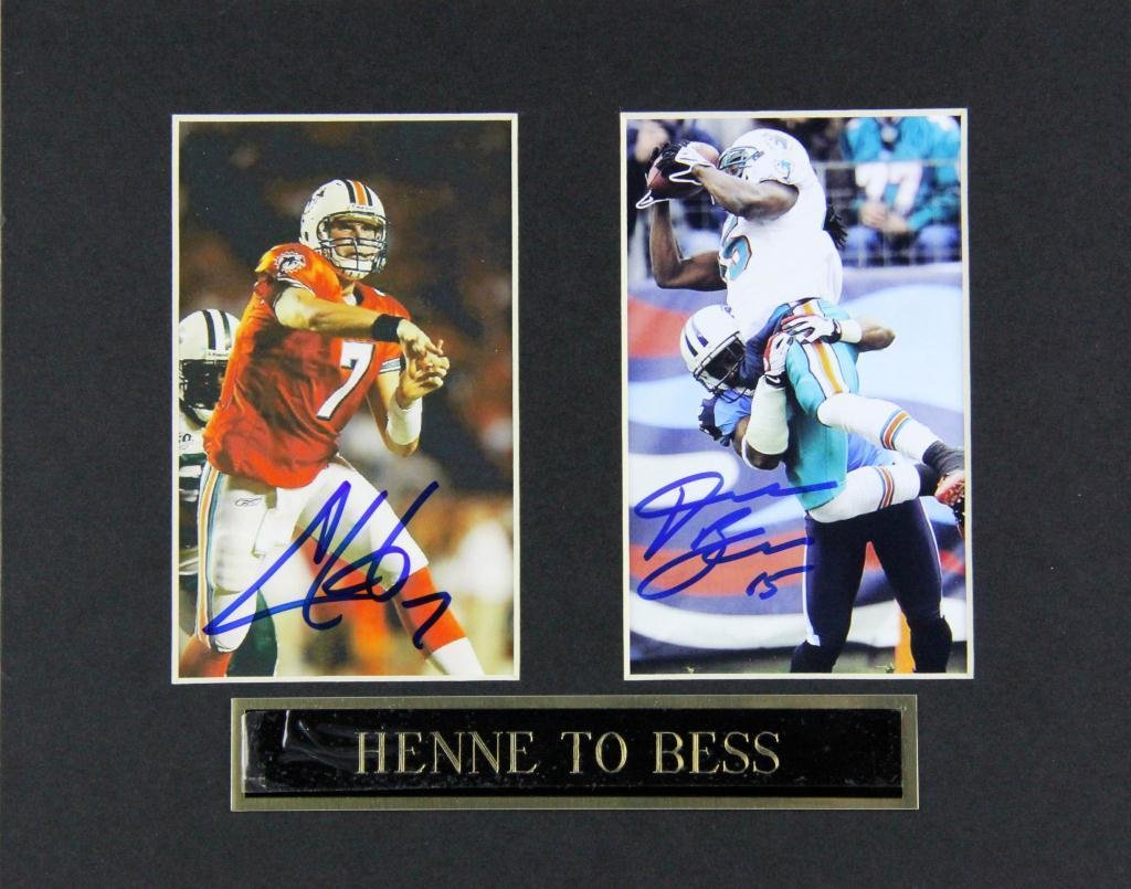 Henne To Bess Autographed Photograph On Mat