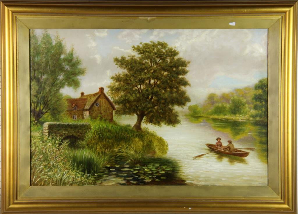 Edwar R. King Oil Painting on Canvas