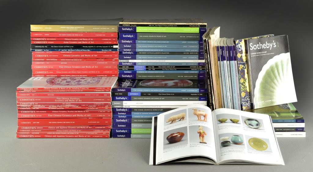 (70) Sotheby's & Christie's Auction Catalogs Chinese: To include 70 Sotheby's & Christie's auction catalogs pertaining to Chinese ceramics and works of art.