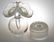 (2) Pcs. Lalique Glass Dresser Set