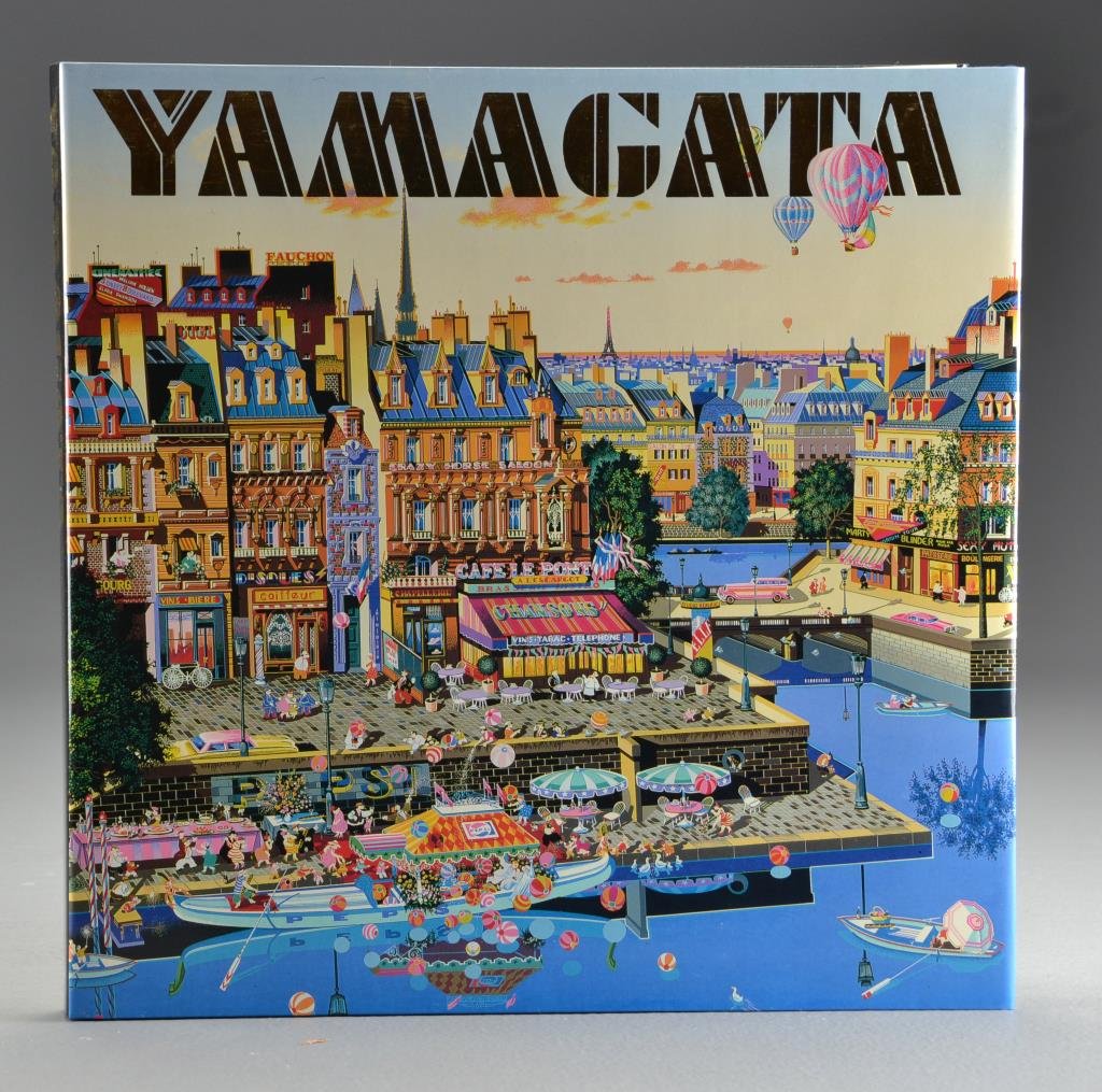 A Signed Copy of The Art of Hiro Yamagata Book: Containing various paintings of Hiro Yamagata, by author Austin Jaynes, Hugh Lauter Levin Associates, Inc., Distributed by the Scribener Book Company, 1986, 142 pages, signed to titled page.