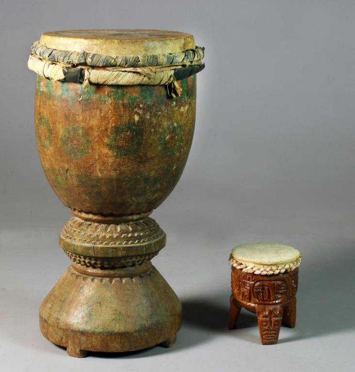 (2) African & Polynesian Drums