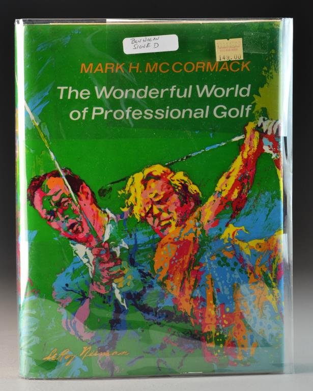 The Wonderful World Of Golf Signed By Ben Hogan: The Wonderful World of Golf, by Mark H. McCormack, Atheneum New York, 1973, First Edition, illustrated, color photo of Ben Hogan, signed by Ben Hogan, facing page 52, with dust jacket & protective myl