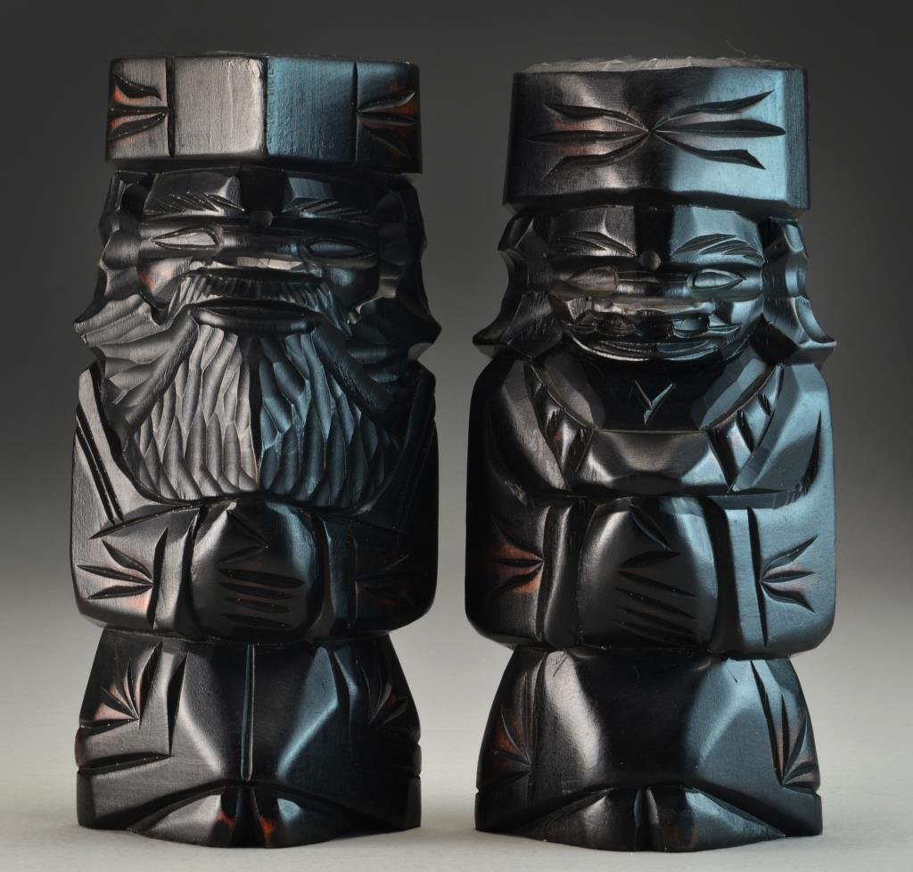 Pr. African Ebony Wood Carvings
