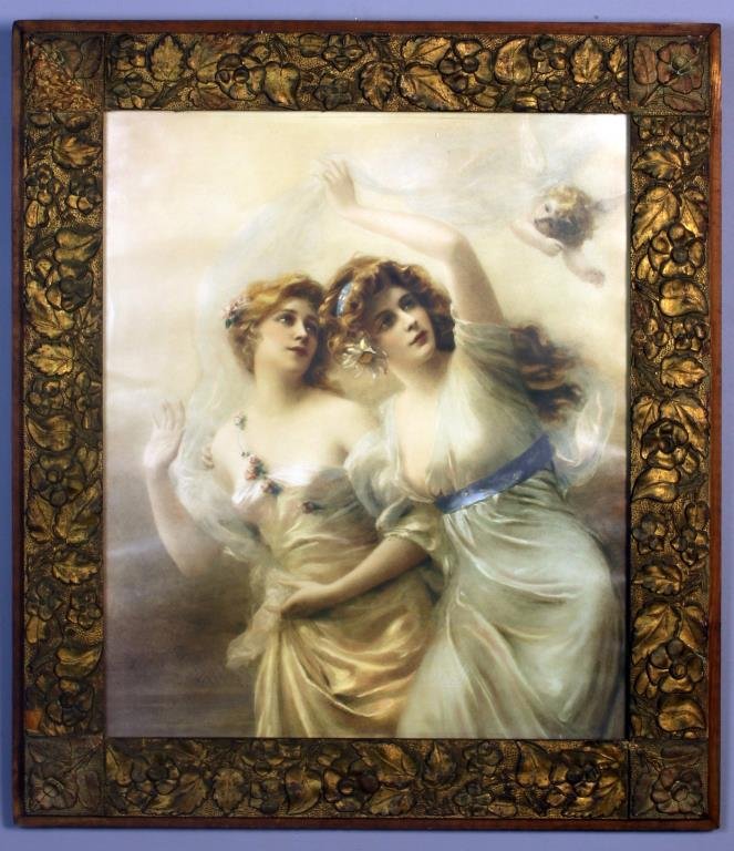 Love’s Messengers by Edouard Bisson Paper Print Repro