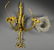 A Victorian Style Brass Wall Sconce