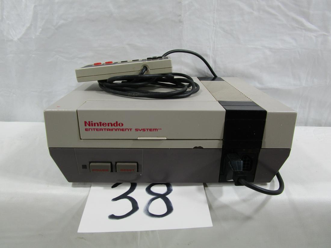 1985 Nintendo NES 001 Entertainment System: This Nintendo NES has not been tested but comes with one controller and power cord. It appears to be in pretty good condition and is being offered in "as is" condition.