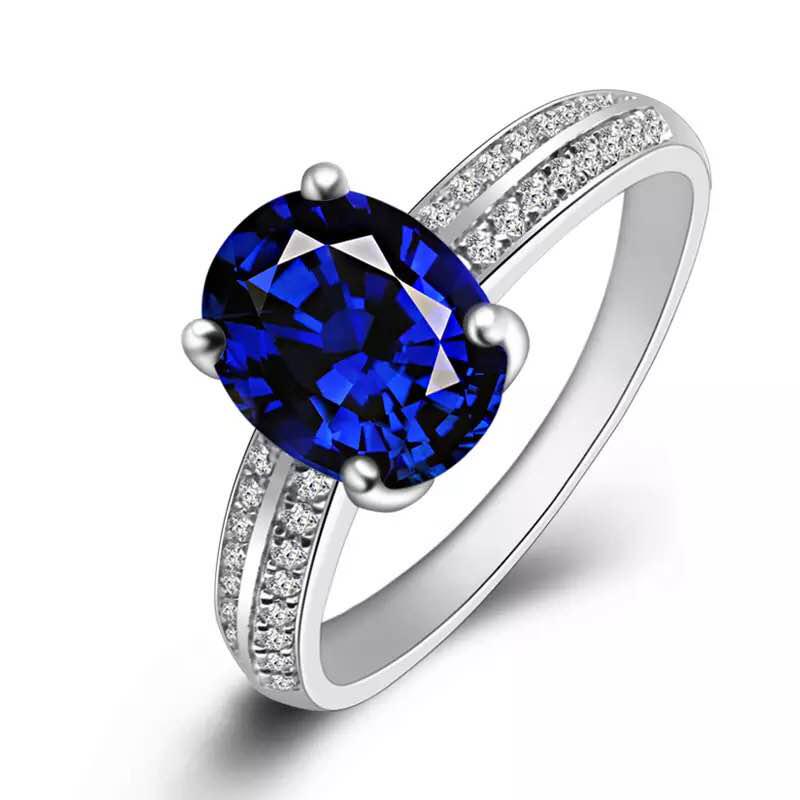 925 Silver 3.1ct Tanzanite 0.322ct Diamond Ring: 925 Silver 3.1ct Tanzanite 0.322ct Diamond Ring ****** Metal: 925 Silver / Total Item Weight: 2.5 grams / Main Stone: Tanzanite / Color: Blue / Carat Total Weight: 3.1 / Secondary Stone: Diamond / Car