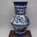 A QIANLONG MARK BLUE WHITE VASE WITH BIRDS AND FLOWERS - 2