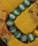 A QIANLONG MARK CAT'S EYE STONE 108 BEADS - 5