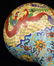 A QIANLONG MARK CLOISONNE VASE WITH ENAMELED PAINTING - 5