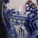 A QIANLONG MARK BLUE WHITE VASE WITH LANDSCAPE PAINTING - 2