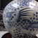 A BLUE WHITE PORCELAIN GOURD SHAPED VASE WITH PHOENIX - 2