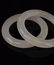 A PAIR OF WHITE JADE BRACELETS - 3