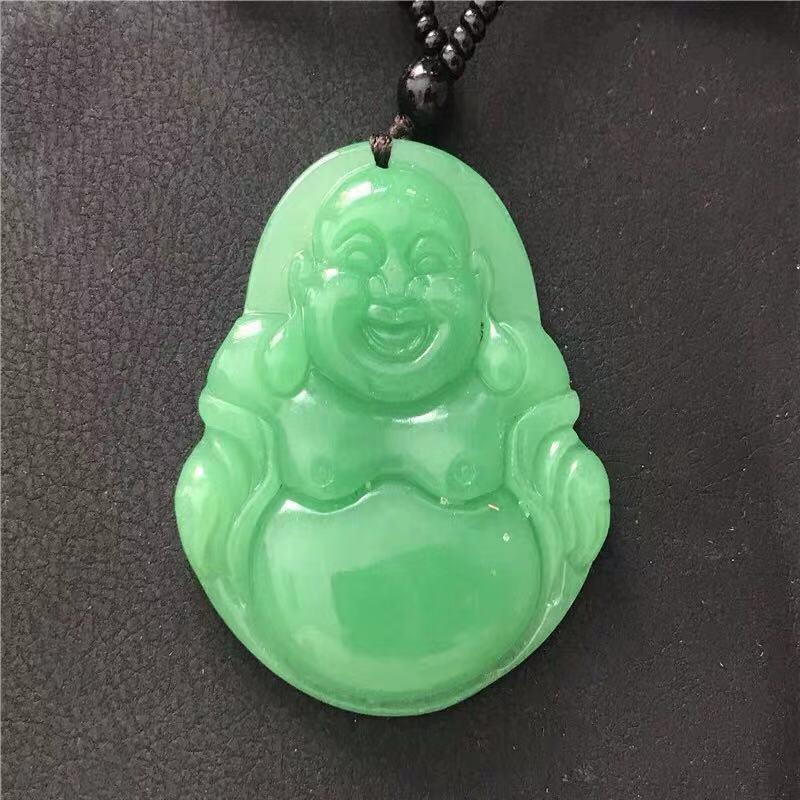 A JADE BUDDHA PENDANT - 2