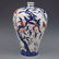 A QIANLONG MARK BLUE WHITE UNDERGLAZE RED VASE WITH - 3