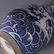 A QIANLONG MARK BLUE WHITE VASE WITH DRAGON PAINTING - 4