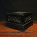 A ZITAN WOOD JADE SEAL BOX WITH CARVING - 2
