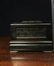 A ZITAN WOOD JADE SEAL BOX WITH CARVING - 4