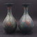 A PAIR OF YONGZHENG MARK ENAMELED PORCELAIN VASES