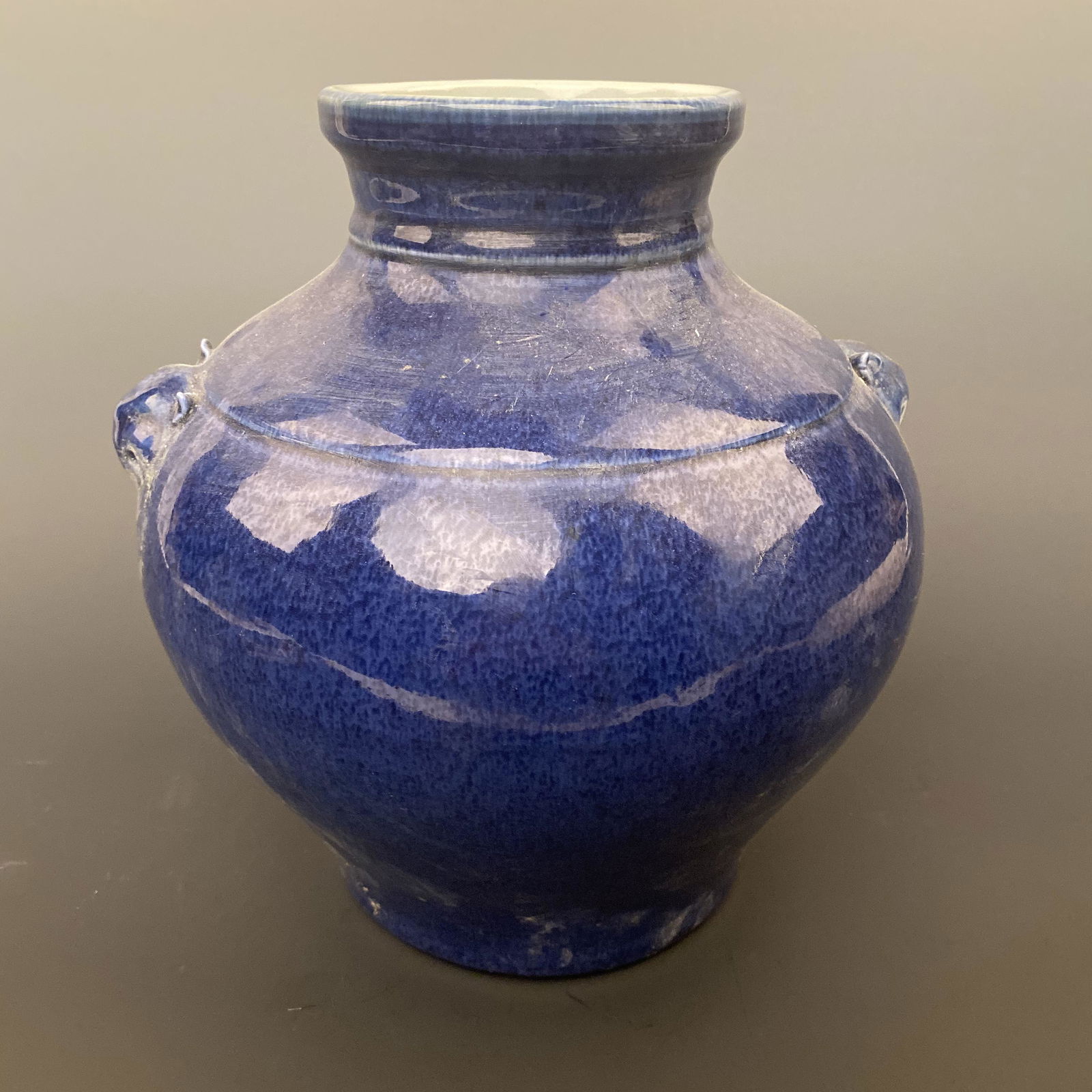 Chinese Blue Glazed Jar (1 of 6)