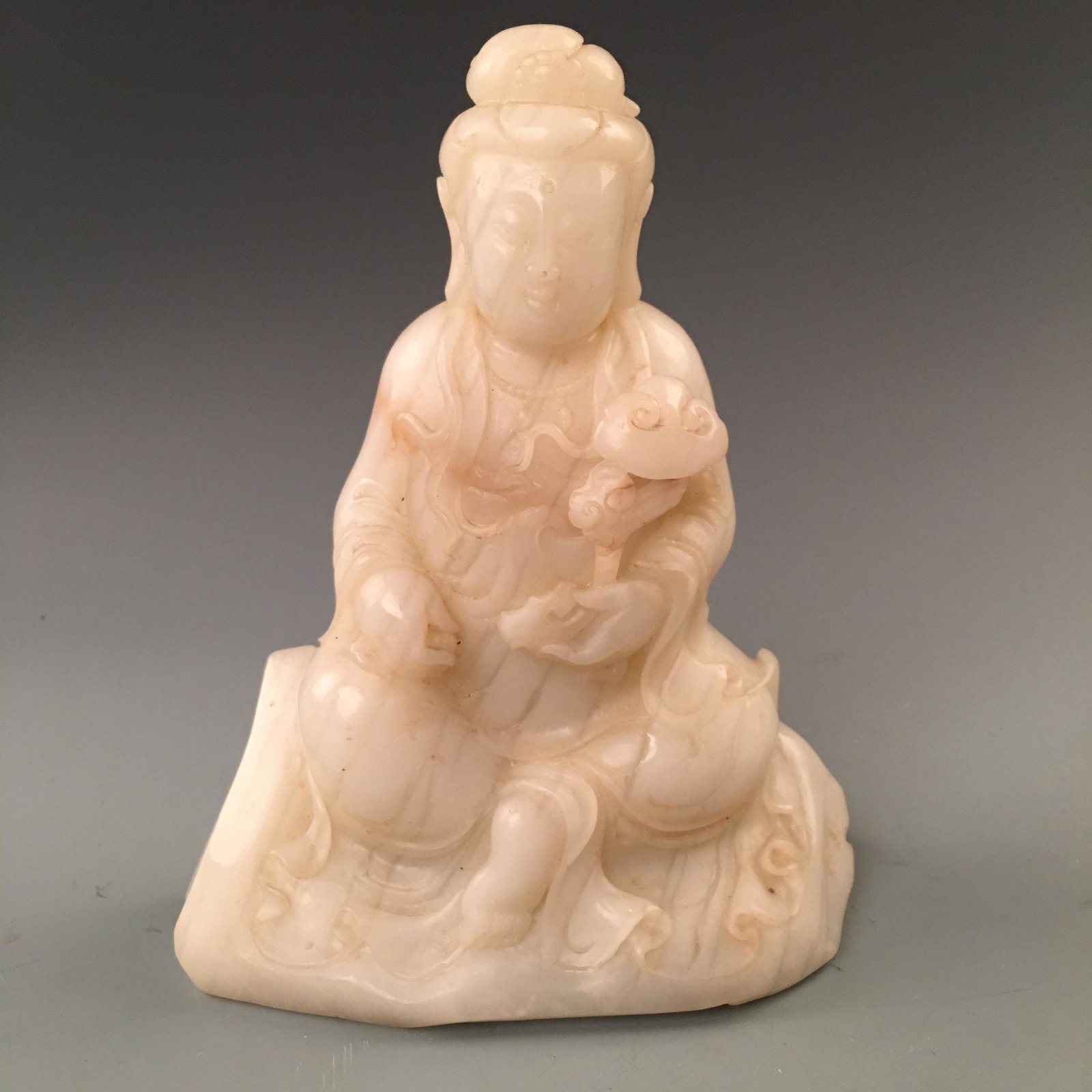 Chinese Jade Carved Buddha: Chinese Jade Carved Buddha 8-1/4'' H; 6-7/8'' W; 5.8 lb Shipping: We are able to pack and ship this item to an address in the United States via UPS Ground or USPS Priority Mail for $40.00. Tracking in