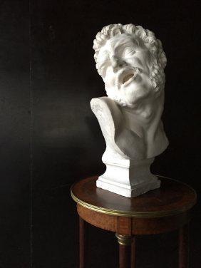 Greek statue style in plaster signed 1925 from France (1 of 9)