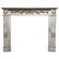 Parisian Louis XVI Style Fireplace White Marble 19th C