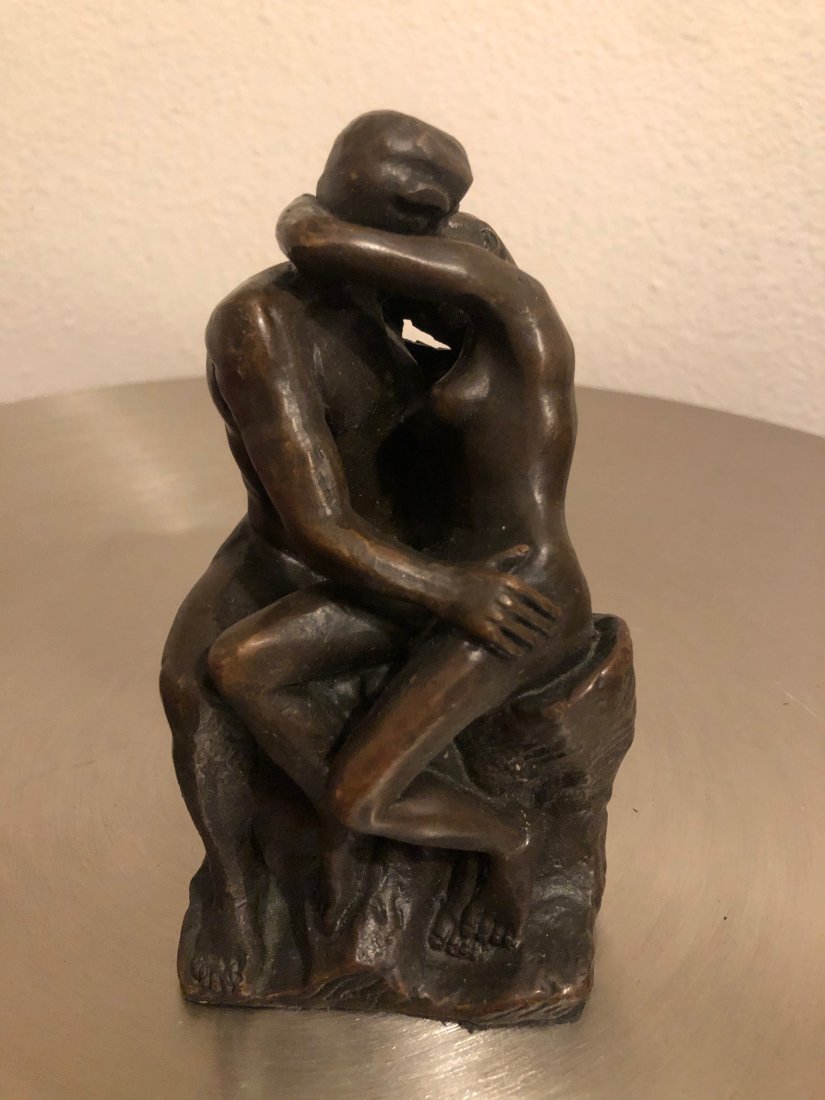French Rodin "The Kiss" Statue 20th Century (1 of 8)