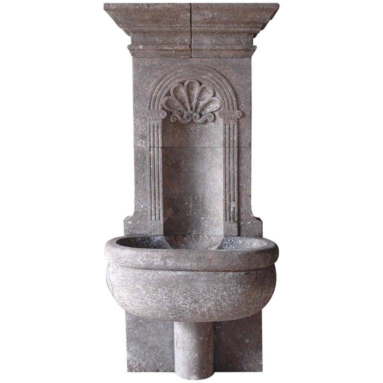 Italian Renaissance Style Wall Fountain limestone 21stC (1 of 14)