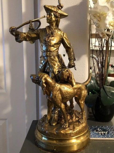Rare statue signed Moreau Beaux Arts Paris France 19thC (1 of 6)
