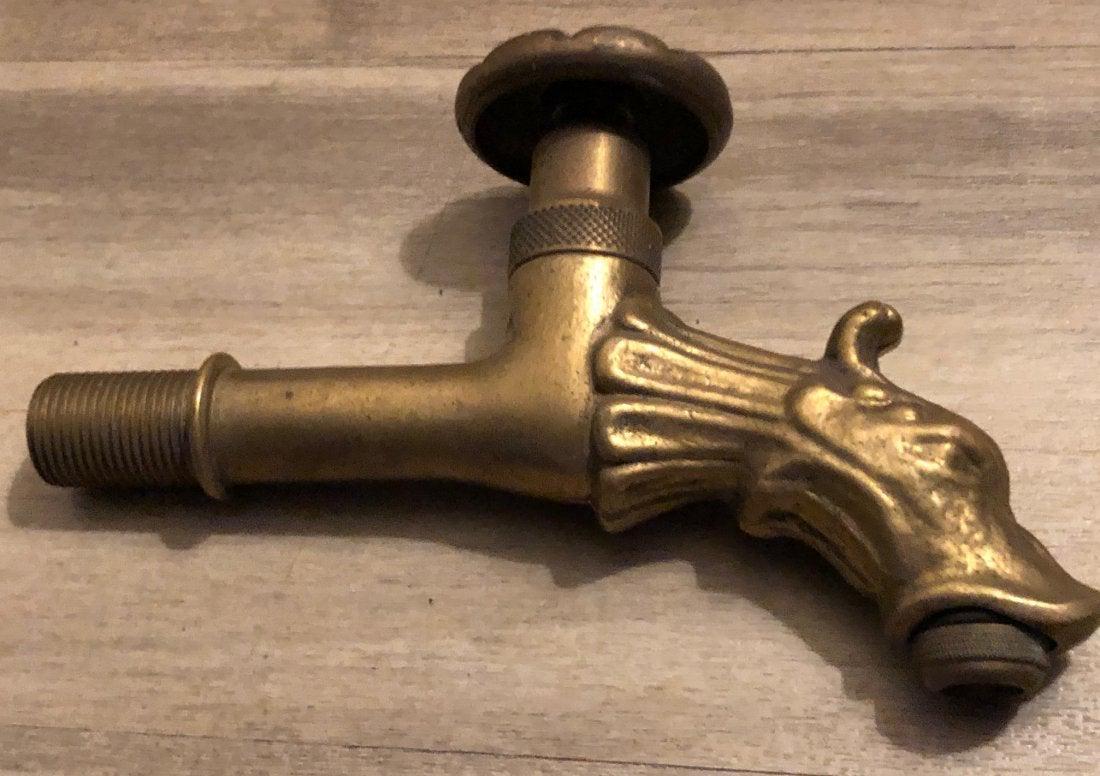 French Antique bronze spout 20th C (1 of 7)