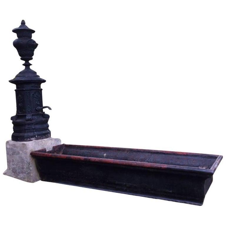 French antique fountain authentic Durenne signed, 1800s (1 of 10)