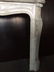 French Antique White Marble Fireplace Louis XV Style - 5