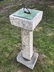 Sundial in granit and iron (English spelling) 20th C - 3