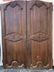 2 French Antique wood oak door Louis XV 1800s - 3