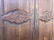 2 French Antique wood oak door Louis XV 1800s - 4