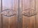 2 French Antique wood oak door Louis XV 1800s - 8