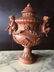 Large French style angels urn terra cotta France - 12
