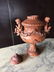 Large French style angels urn terra cotta France - 5