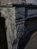 French Antique Marble Fireplace bleu turquin 19thC - 2