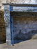 French Antique Marble Fireplace bleu turquin 19thC - 6