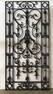 French antique iron gate deco 1800s from Paris France