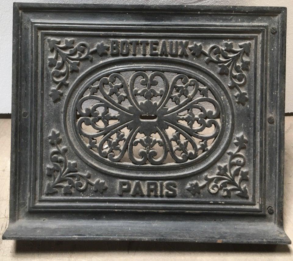 French antique deco iron Botteaux, Paris 1800s France (1 of 6)