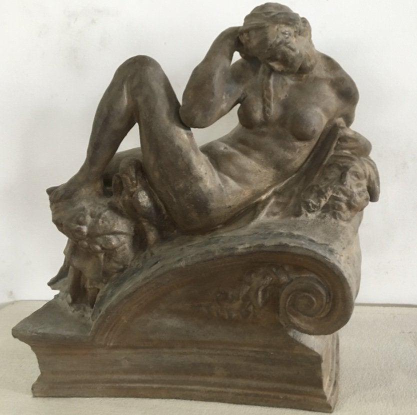 French antique Love Statue Amour Paris 1800s France (1 of 8)